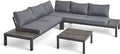 Eldon Sofa Seater Grey Aluminum