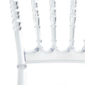 Simple And Beautiful Napoleon Transparent Bamboo Chair For Wedding Party Npl 4. Yellow Acrylic