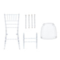 Simple And Beautiful Transparent Bamboo Chair Wedding Party Can Be Applied Tmsgy 6. Transparent Acrylic