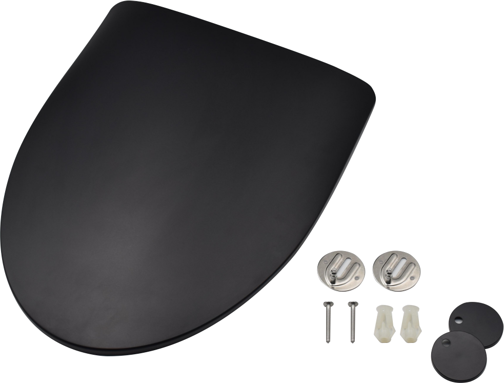 Matte Black One Piece Dual Flush Elongated Toilet Matte Black Ceramic