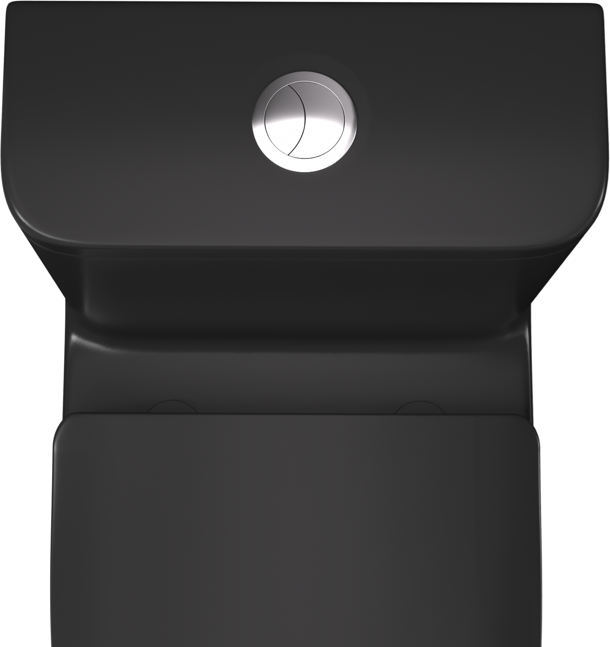 Matte Black One Piece Dual Flush Elongated Toilet Matte Black Ceramic