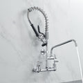 Commercial Kitchen Faucet Deck Mount With Pre Rinse Sprayer 21