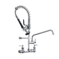 Commercial Kitchen Faucet Deck Mount With Pre Rinse Sprayer 21