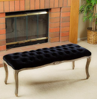 Bench Black Fabric