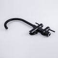 Single Handle Freestanding Tub Filler Floor Mount Bathtub Faucet With Handheld Shower Black Bathroom Joystick Claw Foot Tub Faucets Curved Two Black Pull Out Floor Mounted Cartridge Valve Single Hole Faucets Matte Black Antique,Classic 1 Hole Faucets