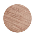 47 Inch, Round Dining Table Set For 2 4 People, Walnut Wood Effect, Suitable For Dining, Living And Banquet Walnut Brown Modern Round Kitchen & Dining Tables Mdf Steel
