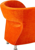 Venus Modern Chair Orange Fabric