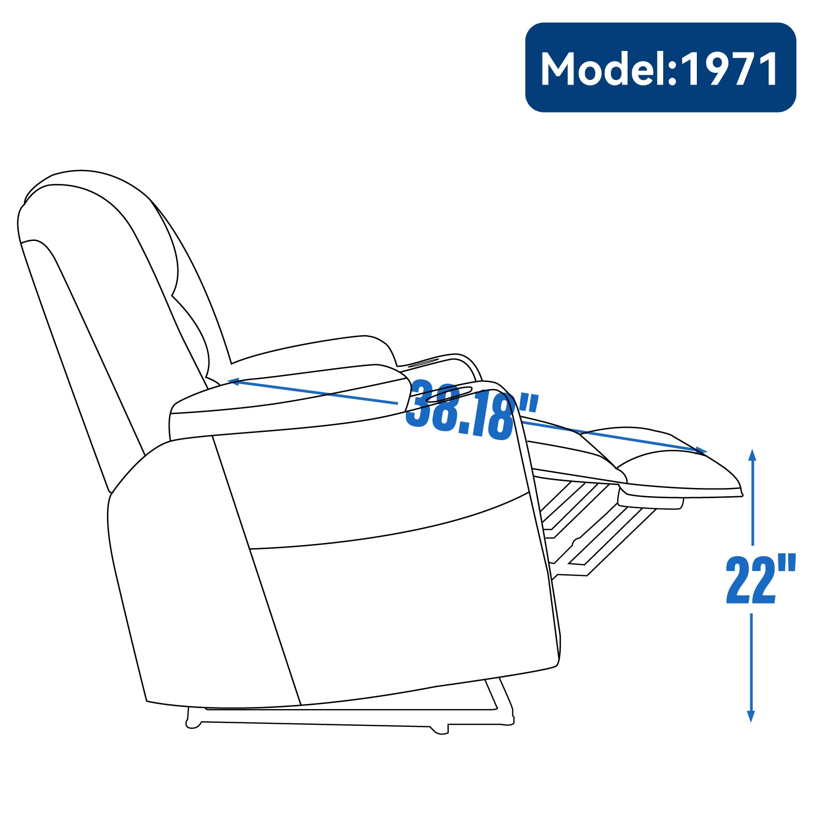 Emon'S Large Power Lift Recliner Chair With Massage And Heat For Elderly, Overstuffed Wide Recliners, Heavy Duty Motion Mechanism With Usb And Type C Ports, 2 Steel Cup Holders, Gray White Metal