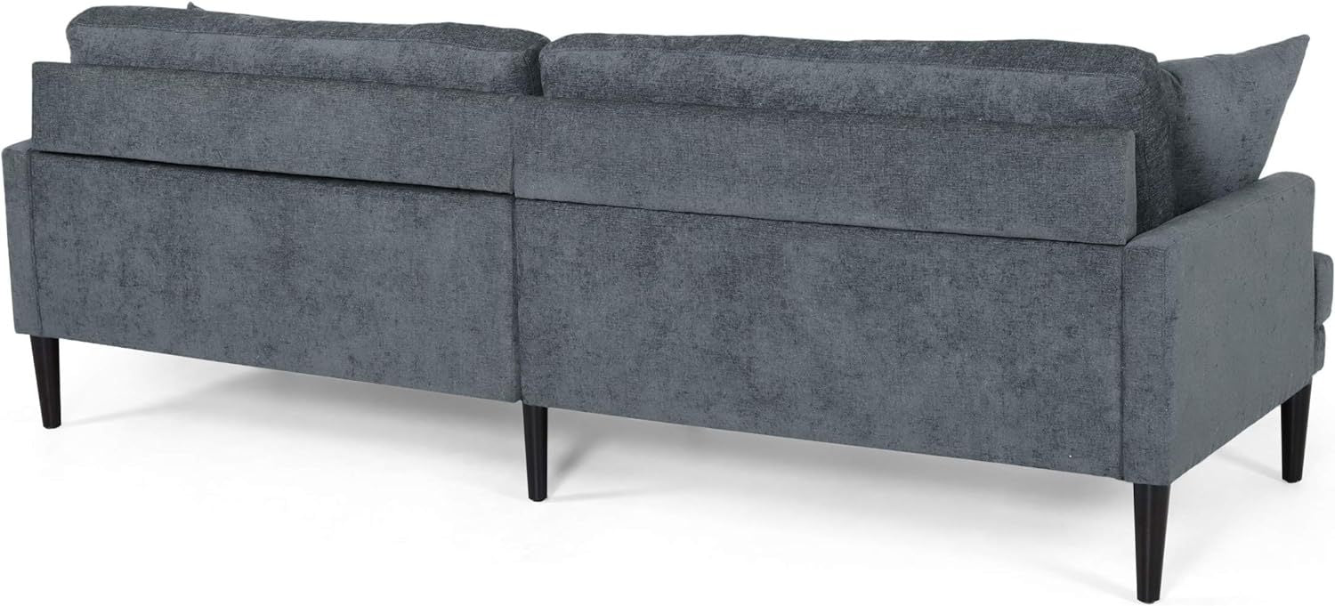 3 Seater Sofa Charcoal Fabric