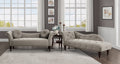 1Pc Modern Traditional Chaise Button Tufted Detail Brown Upholstery Style Comfort Living Room Furniture Espresso Finish Legs Brown Primary Living Space Modern,Traditional Solid Wood
