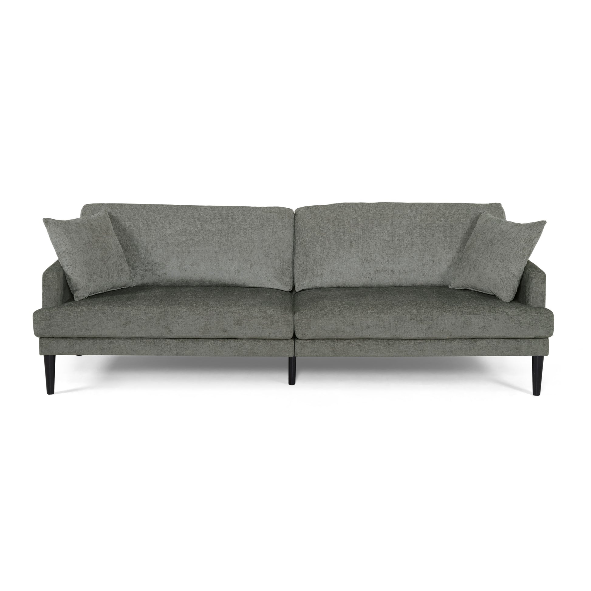 3 Seater Sofa Grey Fabric