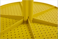 3 Piece Plastic Arm Chair Bistro Grs Premium Ocean Plastic, Mustard Yellow Mustard Plastic