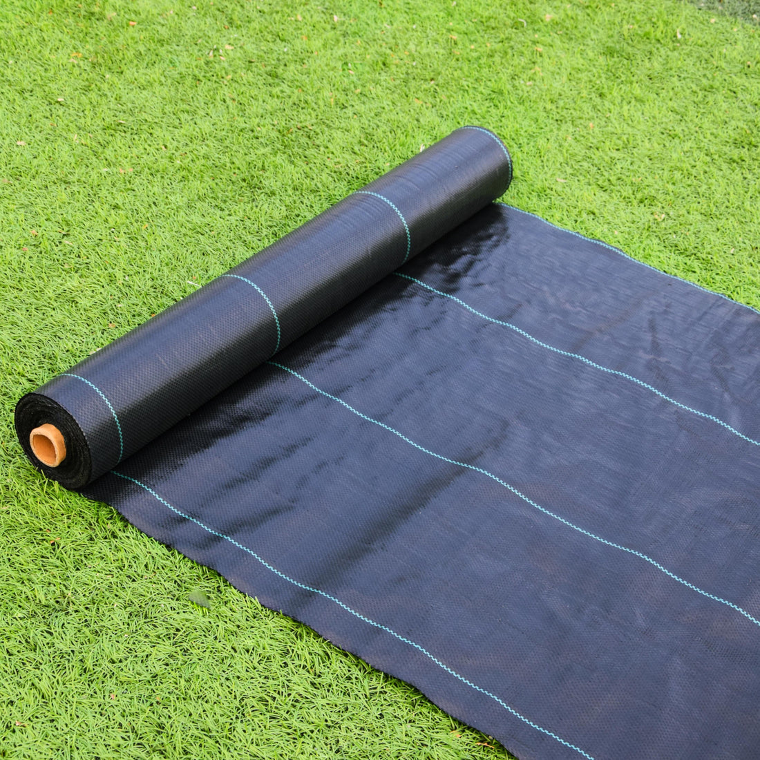 3.5Oz Weed Barrier Landscape Fabric 4Ft X 250Ft, Dual Layer Heavy Duty Landscape Fabric For Garden, Greenhouse, Pathway, Orchard Weed Control, Easy To Set Up Black Polypropylene