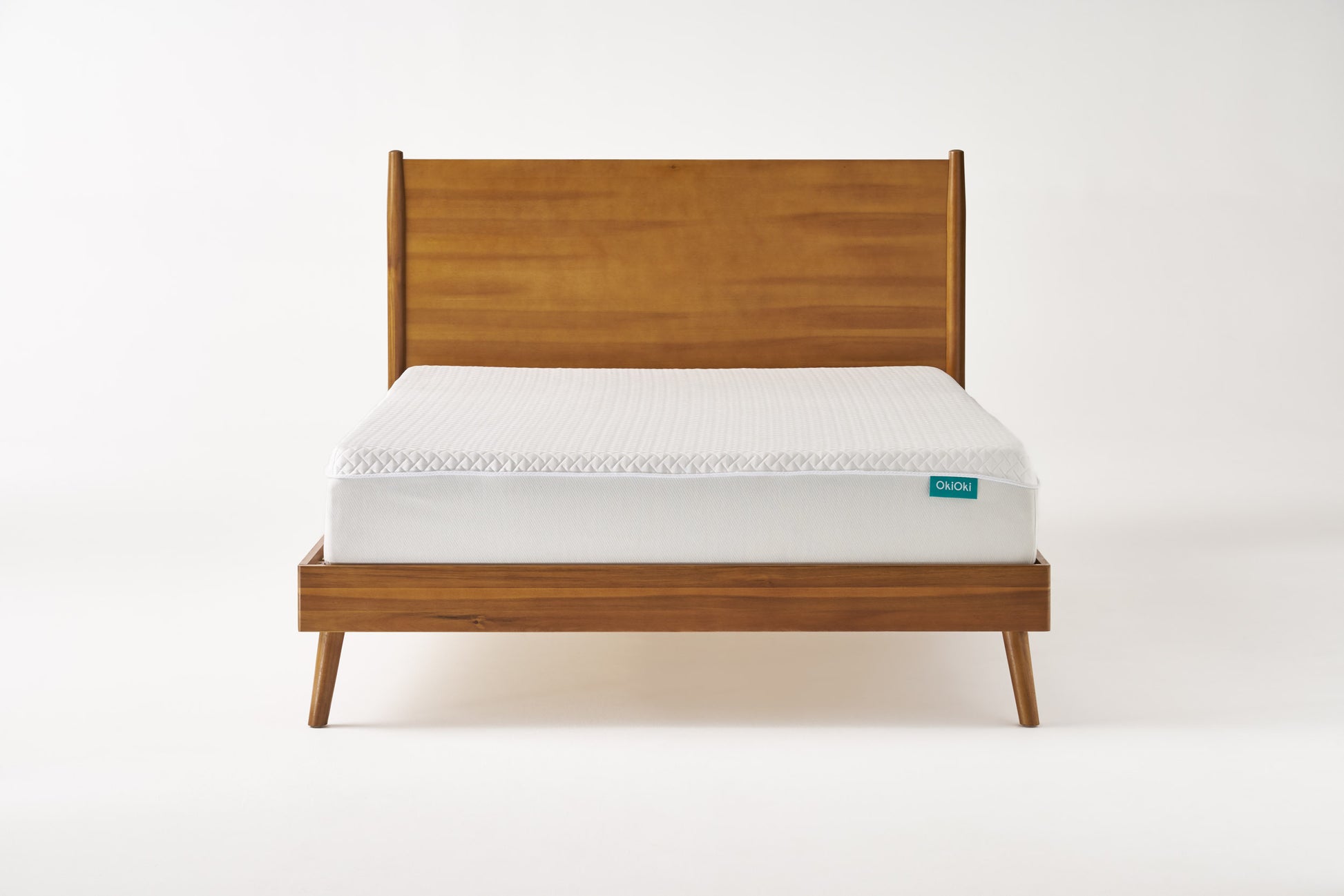 King Bed Natural Acacia Wood