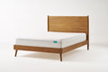 Queen Bed Natural Acacia Wood