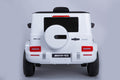 Licensed Mercedes Benz G63 Kids Ride On Car,Kids Electric Car With Remote Control 12V Licensed Children Car Motorized Vehicles For Girls,Boys,Giftmusic, Horn, Spring Suspension, Safety Lock White Plastic