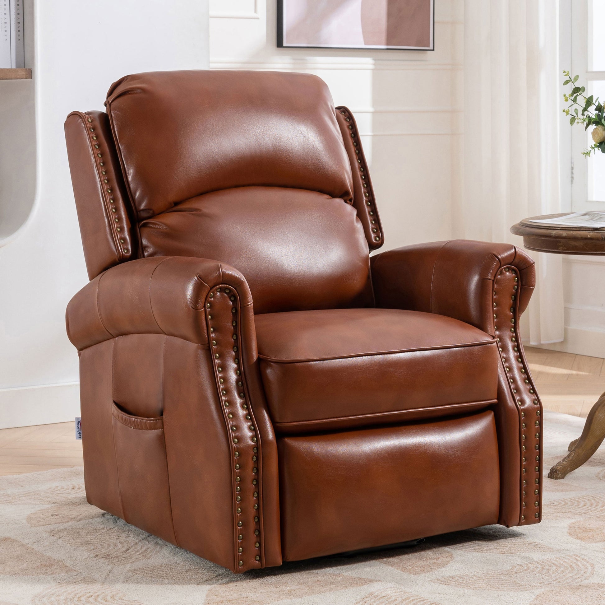 Lift Recliner Chair, Electric Power Lift Recliner Chair For Elderly, Caramel Caramel Faux Leather Power Remote Wood Primary Living Space Soft American Traditional Metal & Wood