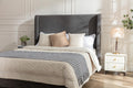 Harper Tall Headboard Upholstered Bed 54
