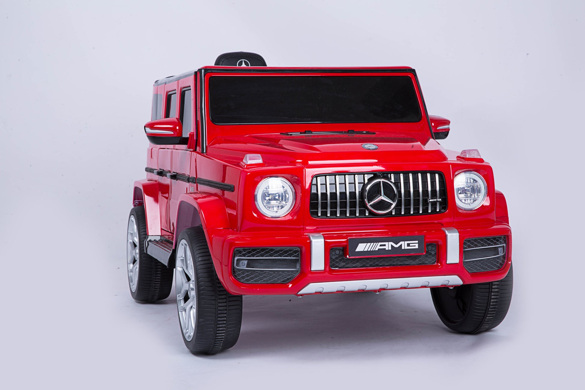 Licensed Mercedes Benz G63 Kids Ride On Car,Kids Electric Car With Remote Control 12V Licensed Children Car Motorized Vehicles For Girls,Boys,Giftmusic, Horn, Spring Suspension, Safety Lock Red Plastic