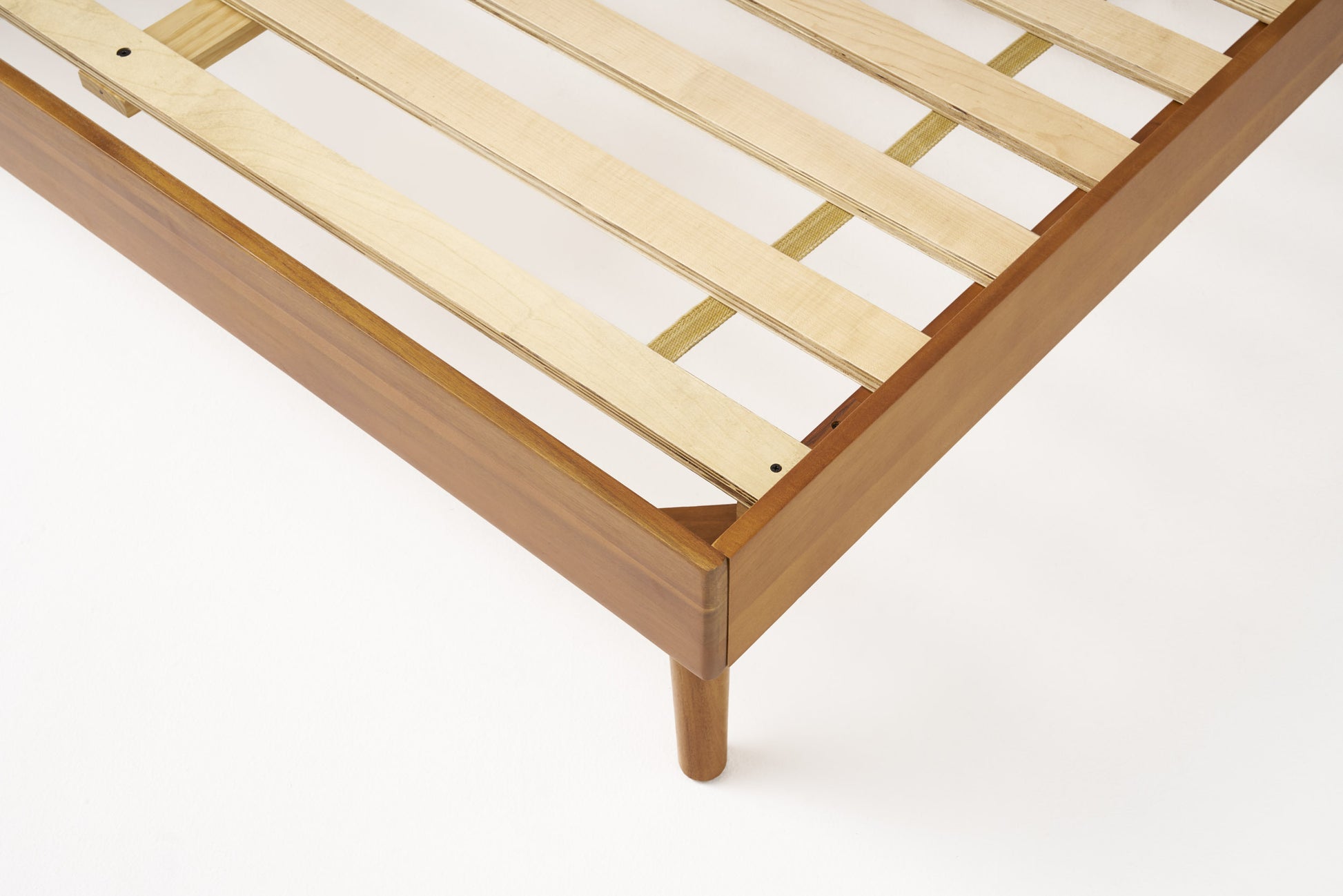 King Bed Natural Acacia Wood