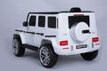 Licensed Mercedes Benz G63 Kids Ride On Car,Kids Electric Car With Remote Control 12V Licensed Children Car Motorized Vehicles For Girls,Boys,Giftmusic, Horn, Spring Suspension, Safety Lock White Plastic