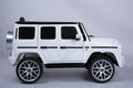 Licensed Mercedes Benz G63 Kids Ride On Car,Kids Electric Car With Remote Control 12V Licensed Children Car Motorized Vehicles For Girls,Boys,Giftmusic, Horn, Spring Suspension, Safety Lock White Plastic