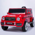 Licensed Mercedes Benz G63 Kids Ride On Car,Kids Electric Car With Remote Control 12V Licensed Children Car Motorized Vehicles For Girls,Boys,Giftmusic, Horn, Spring Suspension, Safety Lock Red Plastic