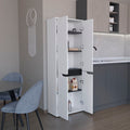 Herrin Storage Cabinet Kitchen Pantry With Four Doors And And Five Interior Shelves Freestanding 1 2 Spaces Multicolor Kitchen Shelves Included Modern Mdf Engineered Wood