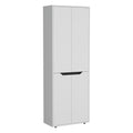 Herrin Storage Cabinet Kitchen Pantry With Four Doors And And Five Interior Shelves Multicolor Kitchen Modern Mdf Engineered Wood