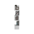 Rosset Corner Shelf, Modern Full Wall Design With Multiple Shelving White Kitchen Wall Mounted Modern Mdf Engineered Wood