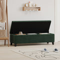 Glouster Storage Ottoman V2 Retro Green Altay Velvet