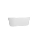 67'' Acrylic Freestanding Bathtub, Modern & Contemporary Design Soaking Tub With Brushed Nickel Pop Up Drain And Minimalist Design Overflow, 02136 Bn Glossy White Oval Bathroom Freestanding Tubs Polished 61 69 In Contemporary Soaking Center Acrylic