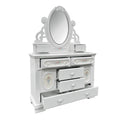 Flora Jewelry Mirror, White Finish Bd01640 Only Mirror White Wood