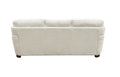 Edrice Sofa, Ice Gray Top Grain Leather Lv02200 Gray Leather