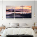 3 Panels Framed Vivid Landscape Canvas Wall Art Decor,3 Pieces Mordern Canvas Decoration Painting For Office,Dining Room,Living Room, Bedroom Decor Ready To Hang Rectangle Framed Multicolor Oversized 41In Canvas Nature Scenes