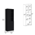 Grace Black 2 Door Kitchen Cabinet Black Kitchen Cabinets Included Wood