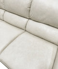 Edrice Sofa, Ice Gray Top Grain Leather Lv02200 Gray Leather