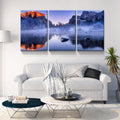 3 Panels Framed Nature Landscape Canvas Wall Art Decor,3 Pieces Mordern Canvas Decoration Painting For Office,Dining Room,Living Room, Bedroom Decor Ready To Hang Rectangle Framed Multicolor Oversized 41In Canvas Nature Scenes