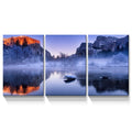 3 Panels Framed Nature Landscape Canvas Wall Art Decor,3 Pieces Mordern Canvas Decoration Painting For Office,Dining Room,Living Room, Bedroom Decor Ready To Hang Rectangle Framed Multicolor Oversized 41In Canvas Nature Scenes