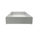 Flora Trundle Twin , Gray Finish Gray Wood