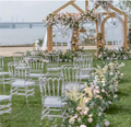 Simple And Beautiful Napoleon Transparent Bamboo Chair For Wedding Party Npl 6 Yellow Acrylic