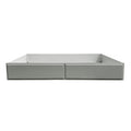 Flora Trundle Twin , Gray Finish Gray Wood