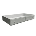 Flora Trundle Twin , Gray Finish Gray Wood