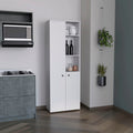 White 2 Door Kitchen Cabinet White White Kitchen Shelves Included Wood