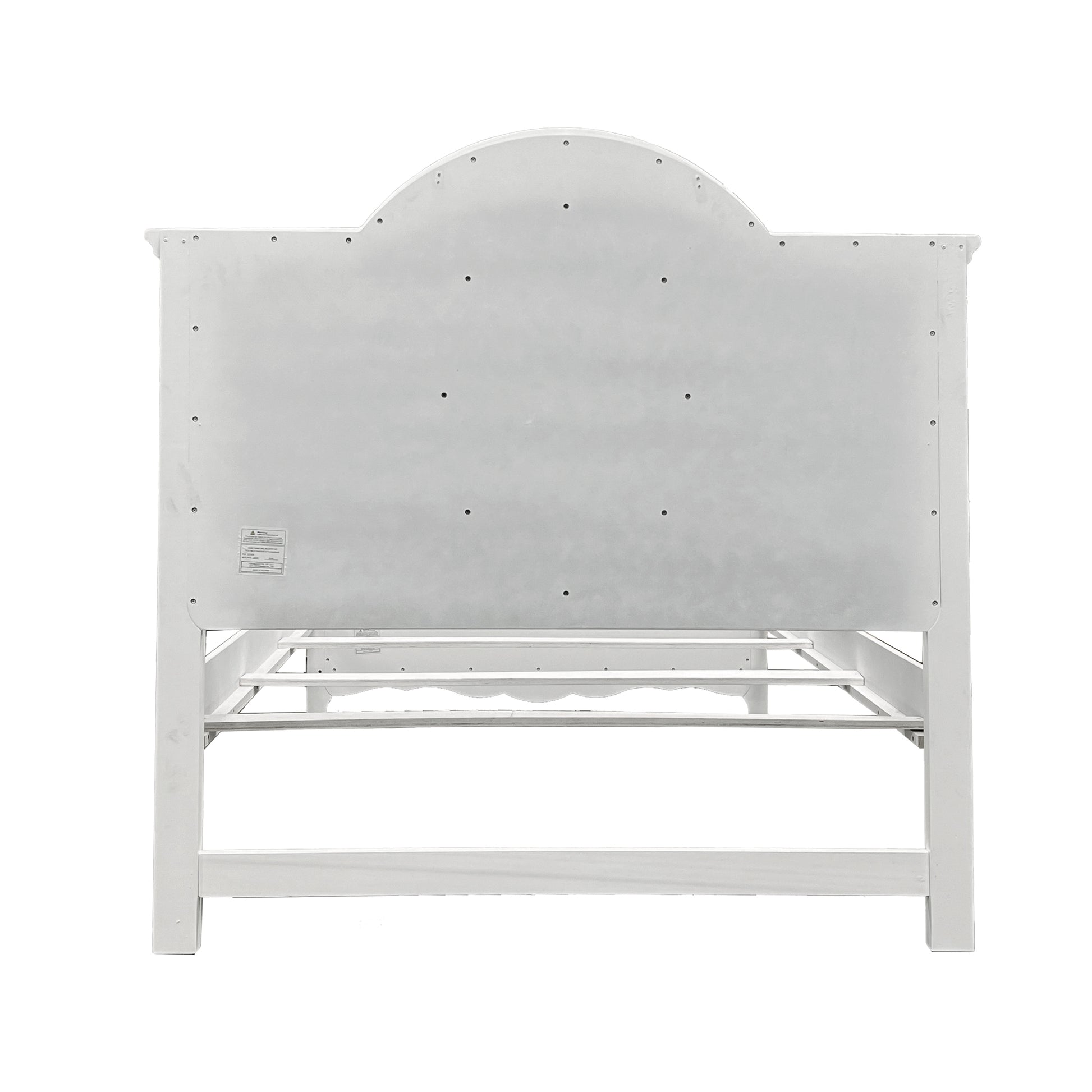 Flora Twin Bedwhite Finish Bd01645T White Wood