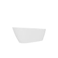 67'' Acrylic Freestanding Soaking Bathtub With Integrated Slotted Overflow And Brushed Nickel Toe Tap Drain, Cupc C Ertified, 02141 Bn Glossy White Oval Bathroom Freestanding Tubs Polished 61 69 In Contemporary Soaking Left Acrylic Acrylic