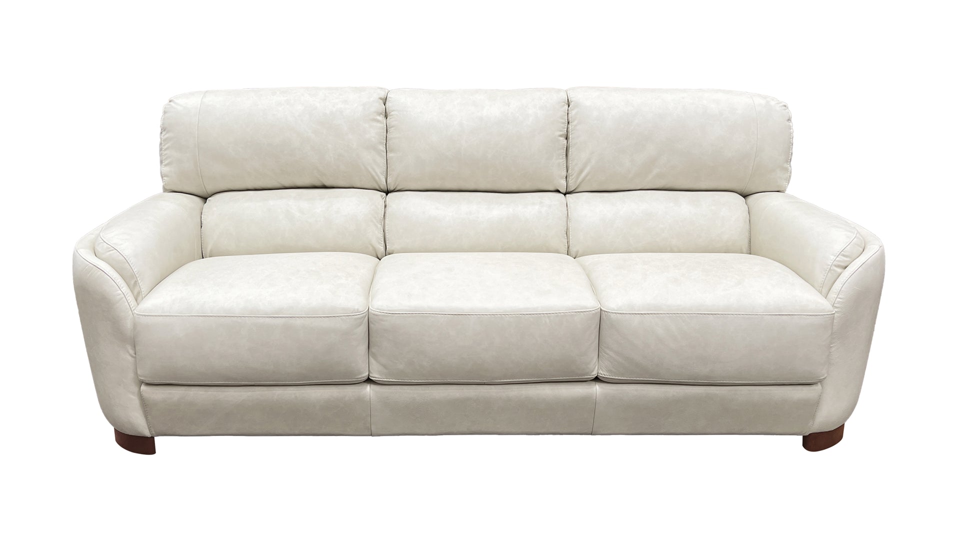 Edrice Sofa, Ice Gray Top Grain Leather Lv02200 Gray Leather