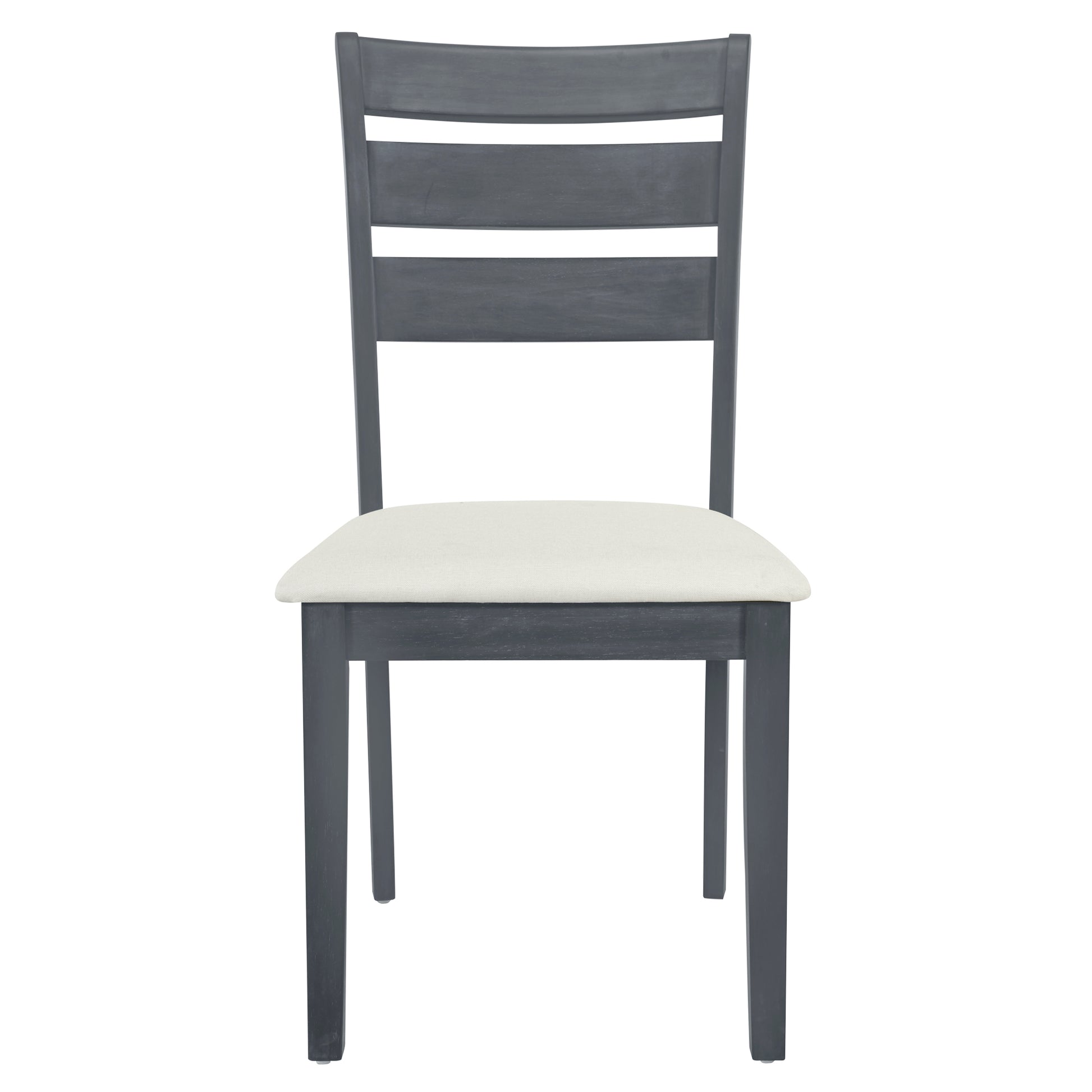 5 Piece Farmhouse Round Pedestal Extending Dining Table Set Extendable Kitchen Table Set With 15.8" Removable Leaf And Ladder Back Dining Chairs For Small Places, Black Wood Dining Room Extendable Rubberwood Oval Dining Table With Chair Upholstered Chair