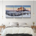 3 Panels Framed Mountain & Forest Canvas Wall Art Decor,3 Pieces Mordern Canvas Decoration Painting For Office,Dining Room,Living Room, Bedroom Decor Ready To Hang 2030In Thickness 1.5Inch Rectangle Framed Multicolor Oversized 41In Canvas Nature Scenes