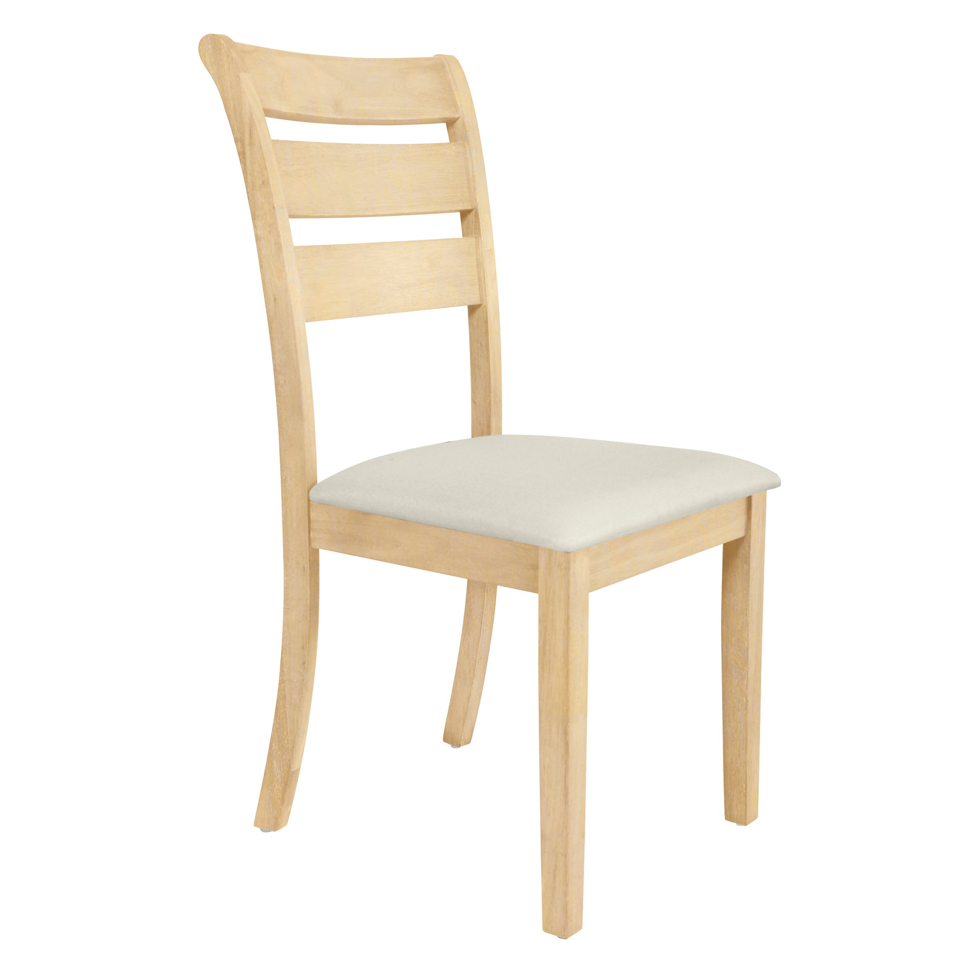 5 Piece Farmhouse Round Pedestal Extending Dining Table Set Extendable Kitchen Table Set With 15.8" Removable Leaf And Ladder Back Dining Chairs For Small Places, Natural Wood Dining Room Extendable Rubberwood Oval Dining Table With Chair Upholstered